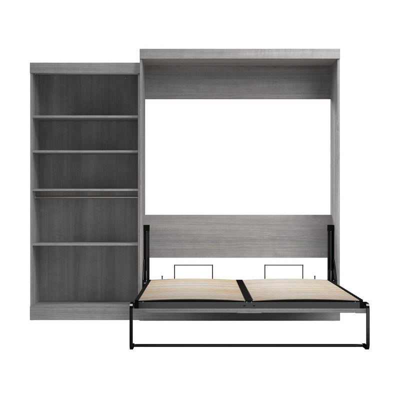 Pending - Modubox Murphy Wall Bed Pur  Murphy Bed with Closet Organizer (101W) - Available in 7 Colours