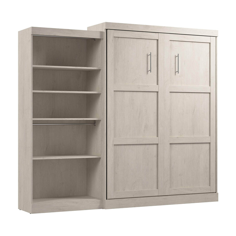 Pending - Modubox Murphy Wall Bed Pur  Murphy Bed with Closet Organizer (101W) - Available in 7 Colours