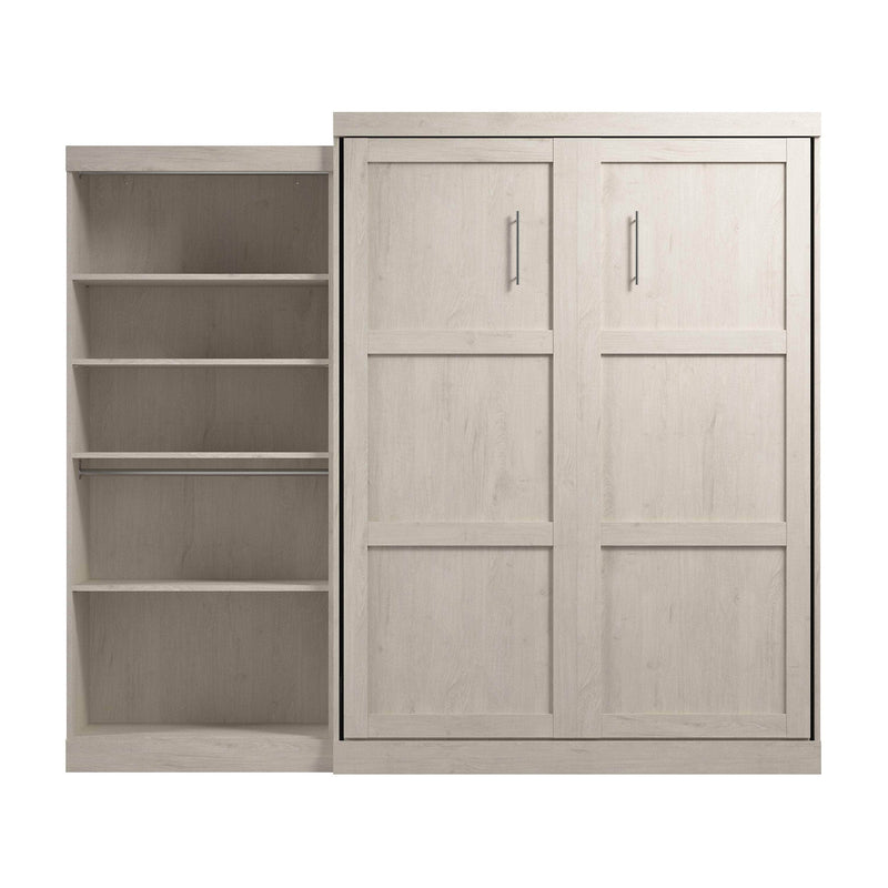 Pending - Modubox Murphy Wall Bed Pur  Murphy Bed with Closet Organizer (101W) - Available in 7 Colours