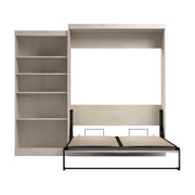 Pending - Modubox Murphy Wall Bed Pur  Murphy Bed with Closet Organizer (101W) - Available in 7 Colours