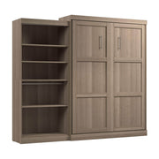 Pending - Modubox Murphy Wall Bed Pur  Murphy Bed with Closet Organizer (101W) - Available in 7 Colours