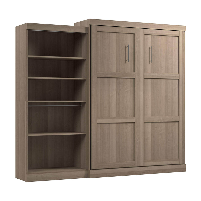 Pending - Modubox Murphy Wall Bed Pur  Murphy Bed with Closet Organizer (101W) - Available in 7 Colours