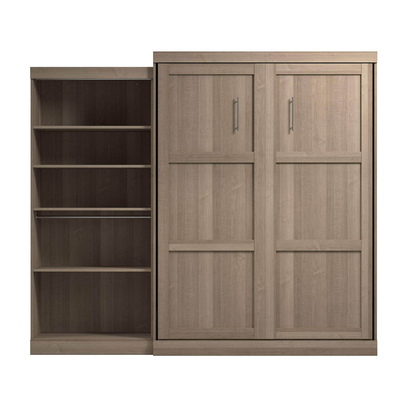 Pending - Modubox Murphy Wall Bed Pur  Murphy Bed with Closet Organizer (101W) - Available in 7 Colours