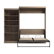 Pending - Modubox Murphy Wall Bed Pur  Murphy Bed with Closet Organizer (101W) - Available in 7 Colours