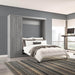 Pending - Modubox Murphy Wall Bed Pur Murphy Bed with Closet Organizer (84W) - Available in 7 Colours