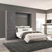 Pending - Modubox Murphy Wall Bed Pur Murphy Bed with Closet Organizer with Drawers (84W) - Available in 7 Colours