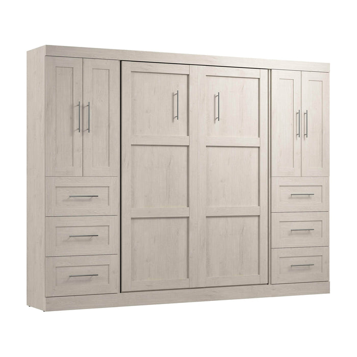 Pending - Modubox Murphy Wall Bed Pur Murphy Bed with Closet Storage Cabinets (109W) - Available in 7 Colours