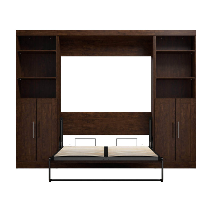 Pending - Modubox Murphy Wall Bed Pur  Murphy Bed with Closet Storage Organizers (109W) - Available in 7 Colours