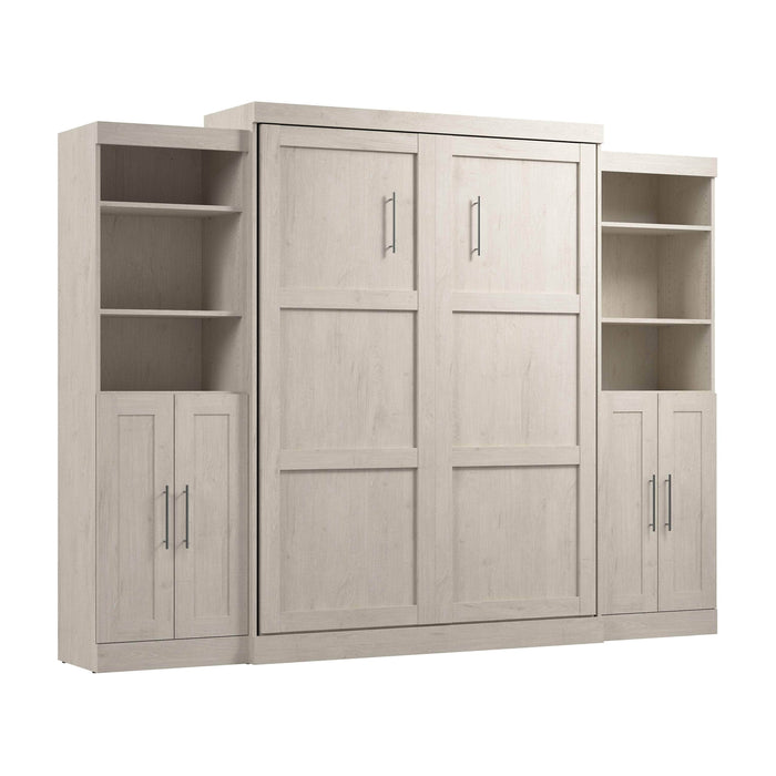 Pending - Modubox Murphy Wall Bed Pur  Murphy Bed with Closet Storage Organizers (115W) - Available in 7 Colours
