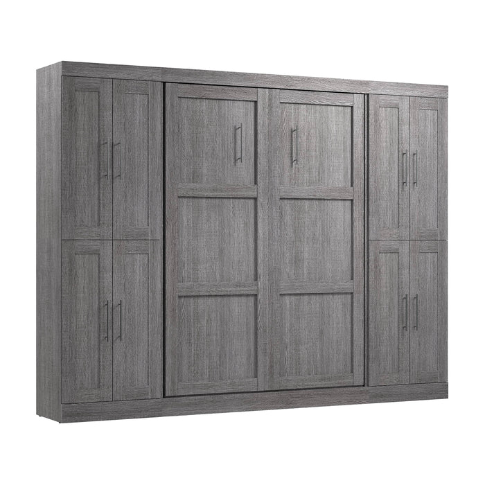 Pending - Modubox Murphy Wall Bed Pur  Murphy Bed with Storage Cabinets (109W) - Available in 7 Colours