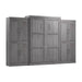 Pending - Modubox Murphy Wall Bed Pur Murphy Bed with Storage Cabinets (136W) - Available in 5 Colours