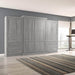 Pending - Modubox Murphy Wall Bed Pur  Murphy Bed with Wardrobes (136W) - Available in 5 Colours