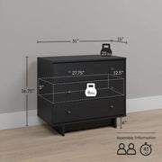 Pending - Modubox Nightstand Finnley 3-Drawer Nightstand - Available in 2 Colours