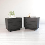 Pending - Modubox Nightstand Finnley 3-Drawer Nightstand (Set of 2) - Available in 2 Colours