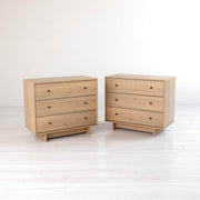 Pending - Modubox Nightstand Finnley 3-Drawer Nightstand (Set of 2) - Available in 2 Colours