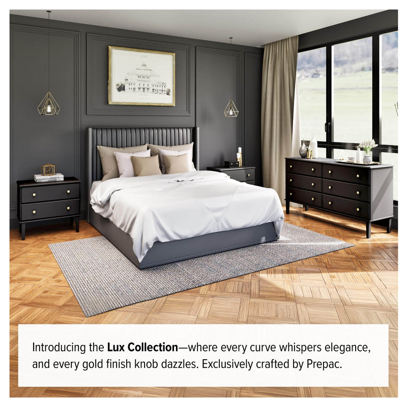 Pending - Modubox Nightstand Lux 2-Drawer Nightstand in Black