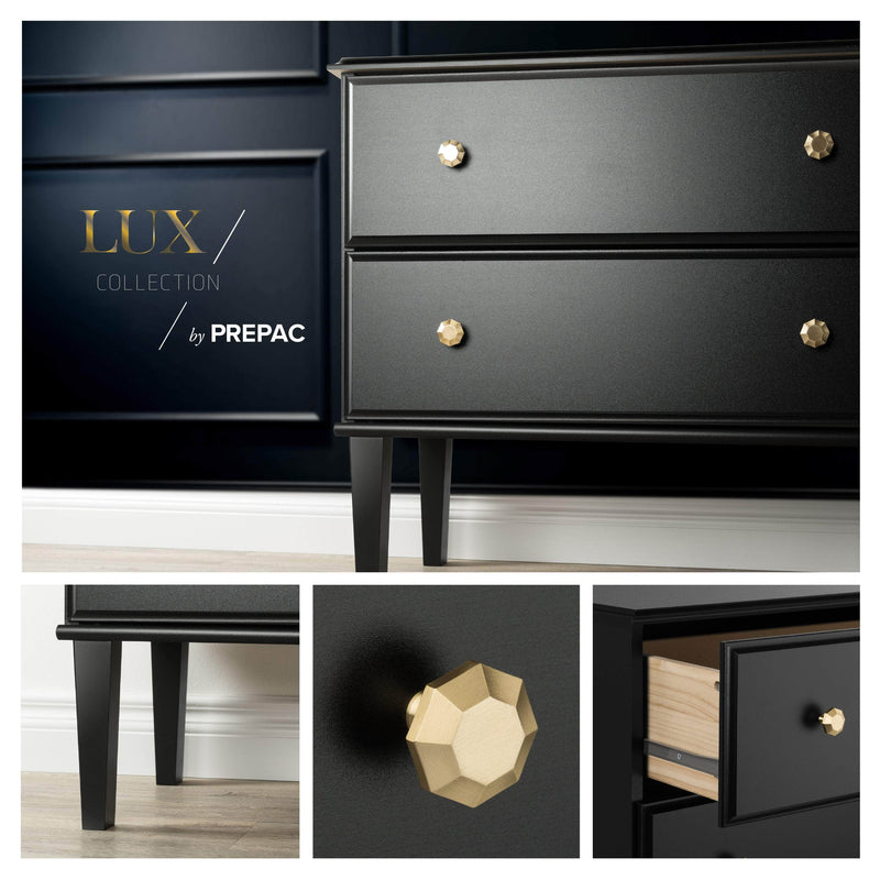 Pending - Modubox Nightstand Lux 2-Drawer Nightstand in Black