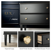 Pending - Modubox Nightstand Lux 2-Drawer Nightstand in Black