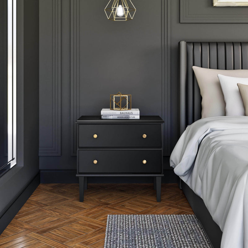 Pending - Modubox Nightstand Lux 2-Drawer Nightstand in Black