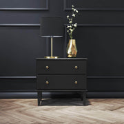 Pending - Modubox Nightstand Lux 2-Drawer Nightstand in Black