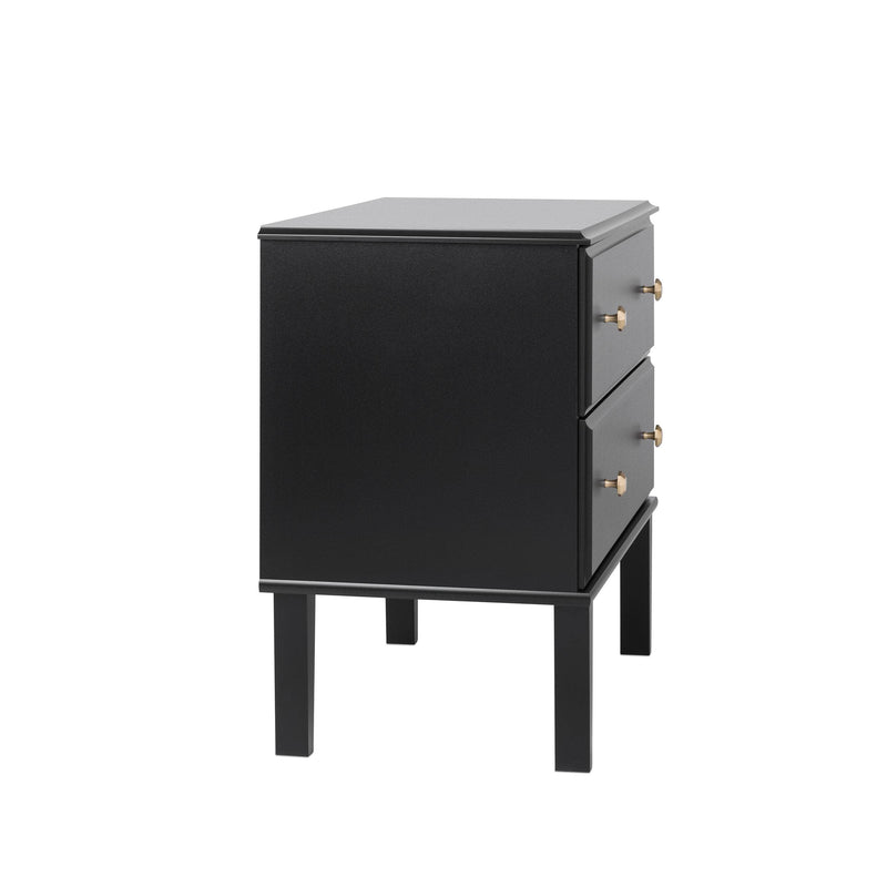 Pending - Modubox Nightstand Lux 2-Drawer Nightstand in Black