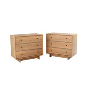 Pending - Modubox Nightstand Natural Oak Finnley 3-Drawer Nightstand (Set of 2) - Available in 2 Colours