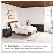 Pending - Modubox Nightstand Nordik 3-Drawer Nightstand in Black