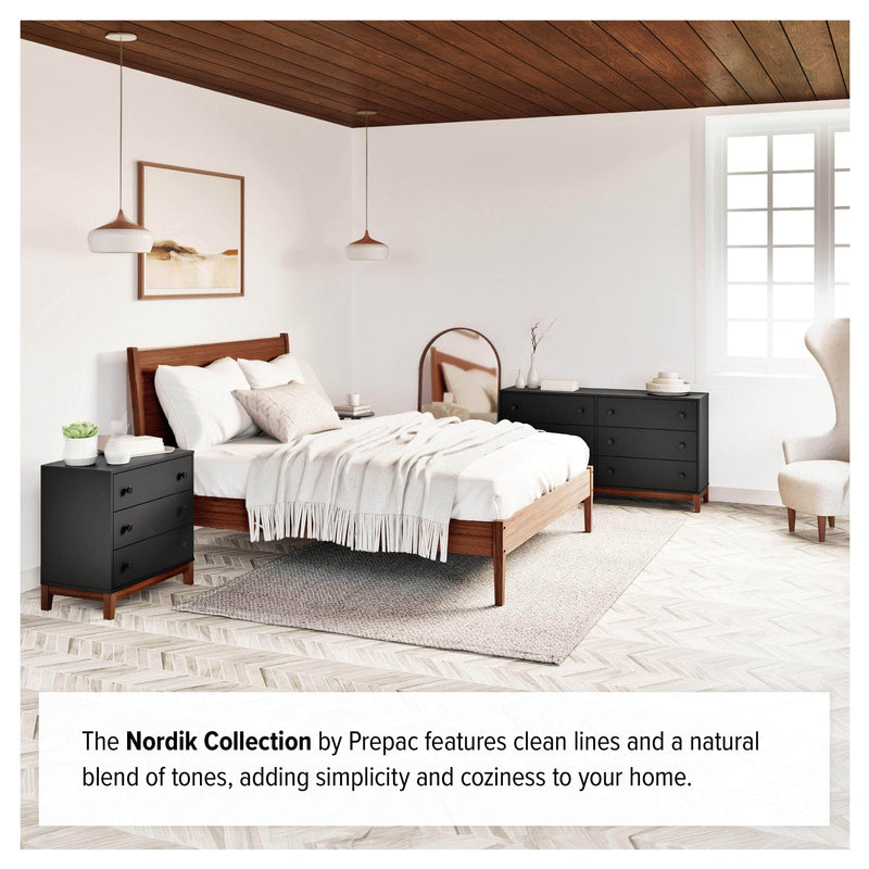 Pending - Modubox Nightstand Nordik 3-Drawer Nightstand in Black