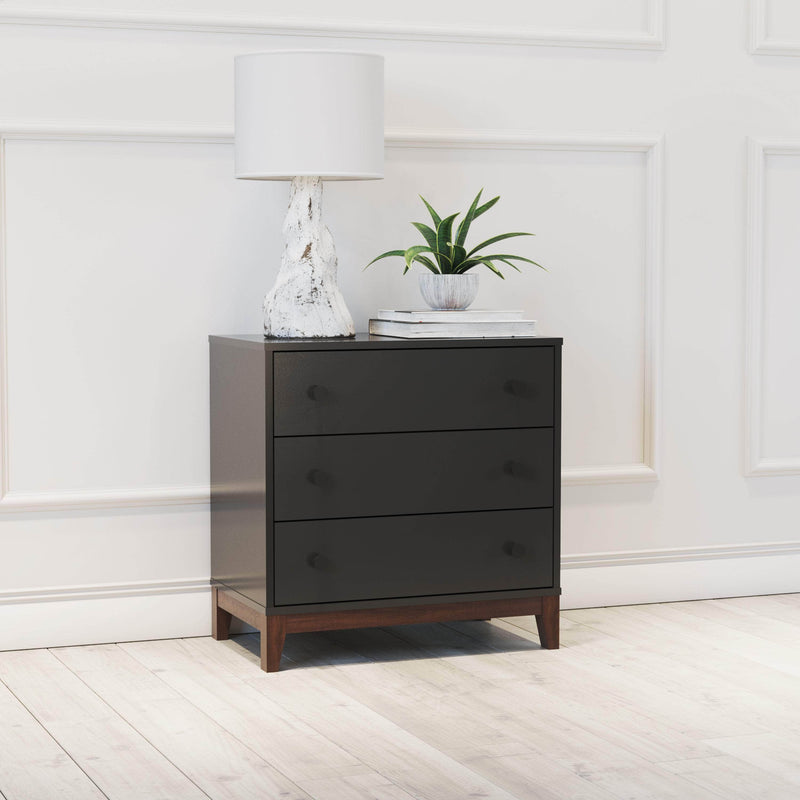 Pending - Modubox Nightstand Nordik 3-Drawer Nightstand in Black