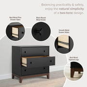 Pending - Modubox Nightstand Nordik 3-Drawer Nightstand in Black