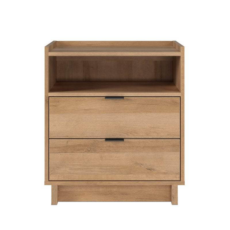Pending - Modubox Nightstand Oak Simply Modern 2-Drawer Nightstand - Available in 3 Colours