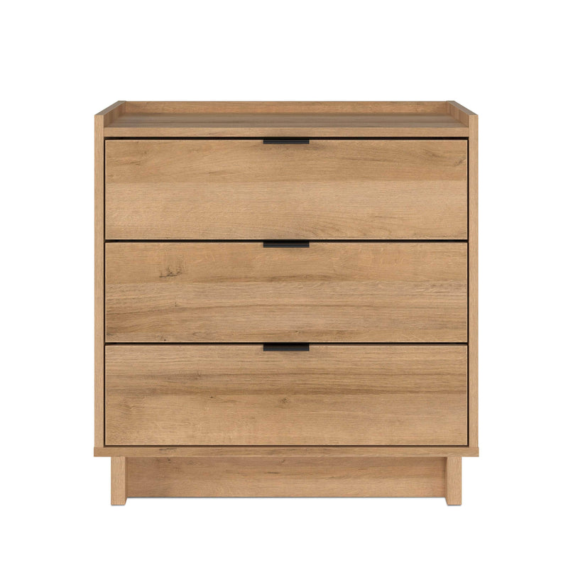 Pending - Modubox Nightstand Oak Simply Modern 3-Drawer Nightstand - Available in 3 Colours
