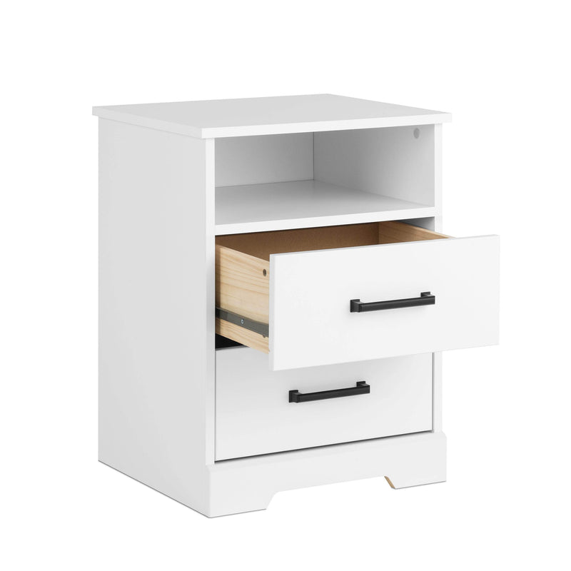 Pending - Modubox Nightstand Rustic Ridge 2-Drawer Nightstand - Available in 4 Colours
