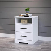 Pending - Modubox Nightstand Rustic Ridge 2-Drawer Nightstand - Available in 4 Colours