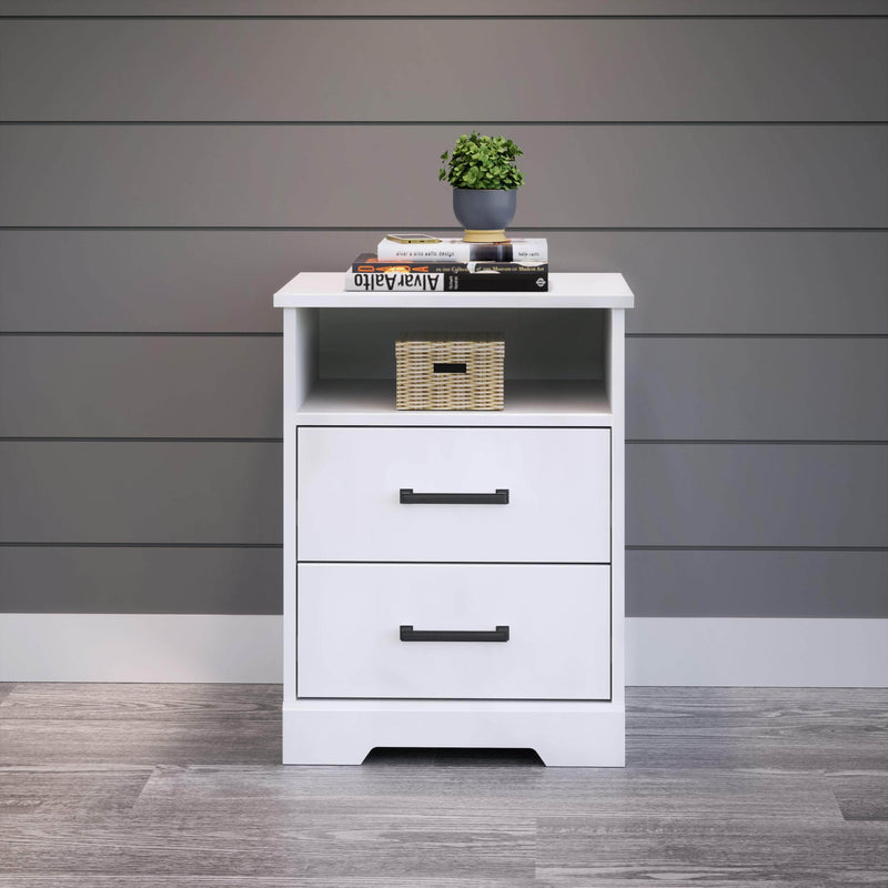 Pending - Modubox Nightstand Rustic Ridge 2-Drawer Nightstand - Available in 4 Colours