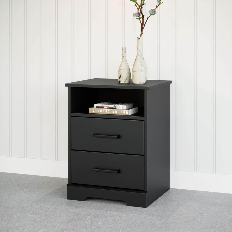 Pending - Modubox Nightstand Rustic Ridge 2-Drawer Nightstand - Available in 4 Colours