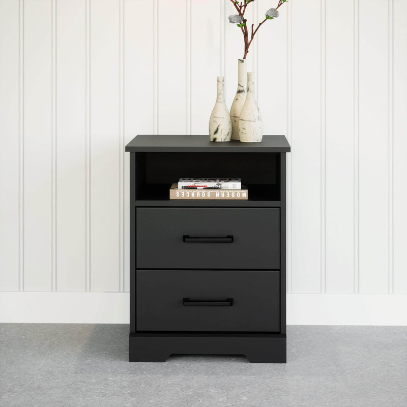 Pending - Modubox Nightstand Rustic Ridge 2-Drawer Nightstand - Available in 4 Colours