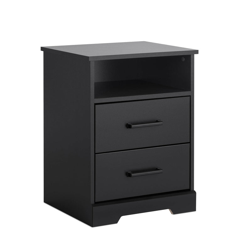Pending - Modubox Nightstand Rustic Ridge 2-Drawer Nightstand - Available in 4 Colours
