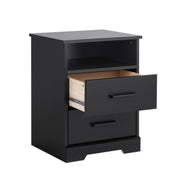 Pending - Modubox Nightstand Rustic Ridge 2-Drawer Nightstand - Available in 4 Colours