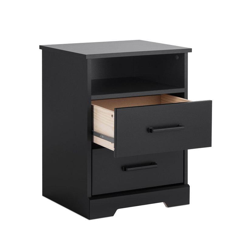 Pending - Modubox Nightstand Rustic Ridge 2-Drawer Nightstand - Available in 4 Colours