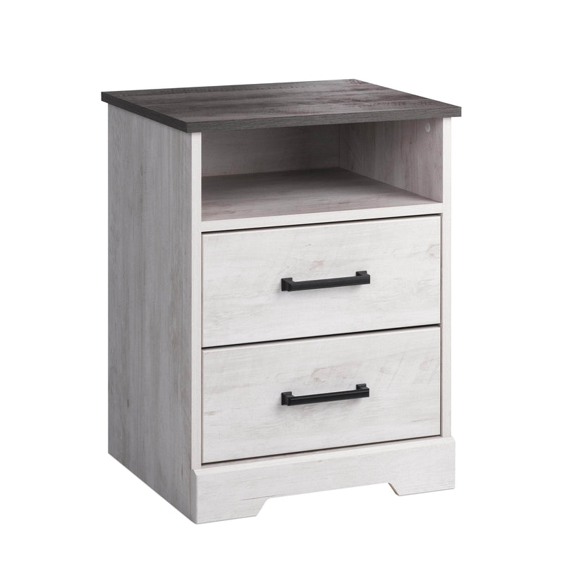 Pending - Modubox Nightstand Rustic Ridge 2-Drawer Nightstand - Available in 4 Colours