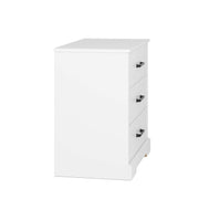 Pending - Modubox Nightstand Rustic Ridge Farmhouse 3-Drawer Nightstand - Available in 4 Colours