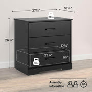 Pending - Modubox Nightstand Rustic Ridge Farmhouse 3-Drawer Nightstand - Available in 4 Colours