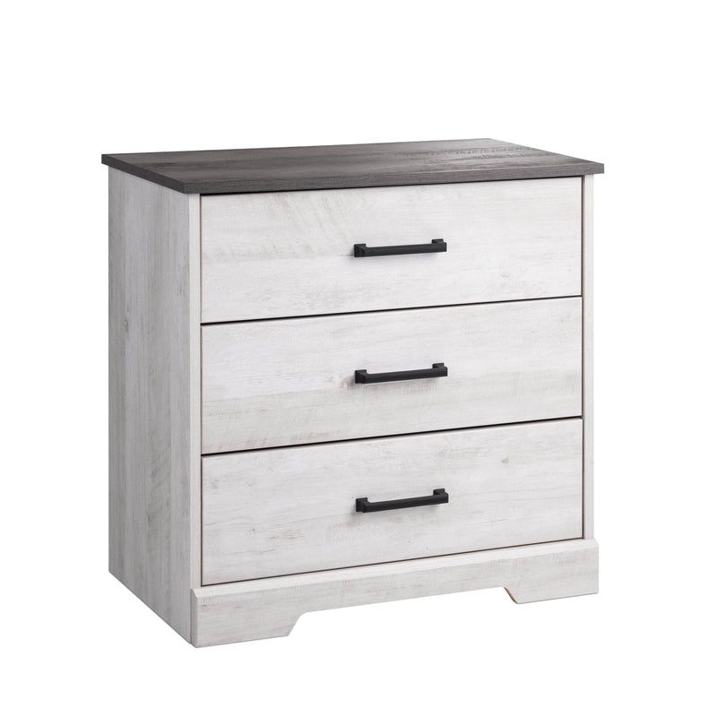Pending - Modubox Nightstand Rustic Ridge Farmhouse 3-Drawer Nightstand - Available in 4 Colours