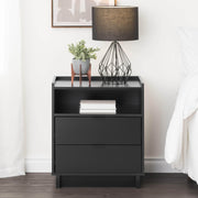 Pending - Modubox Nightstand Simply Modern 2-Drawer Nightstand - Available in 3 Colours