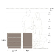 Pending - Modubox Nightstand Simply Modern 2-Drawer Nightstand - Available in 3 Colours