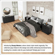 Pending - Modubox Nightstand Simply Modern 3-Drawer Nightstand - Available in 3 Colours