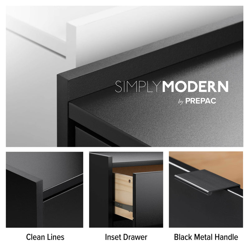 Pending - Modubox Nightstand Simply Modern 3-Drawer Nightstand - Available in 3 Colours