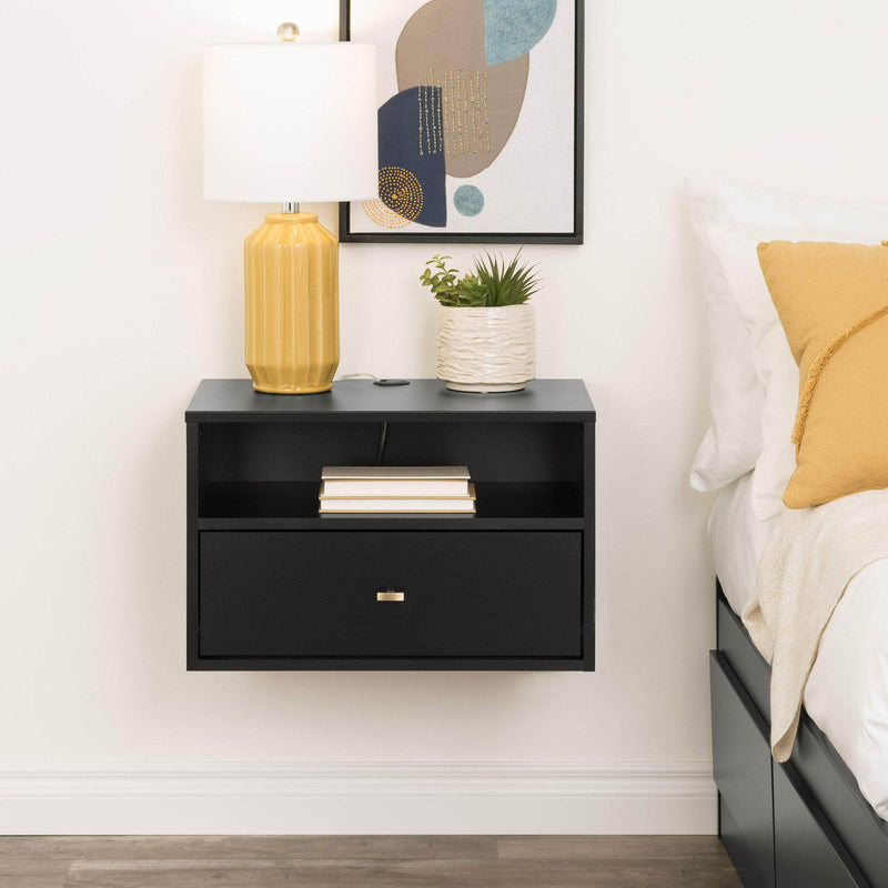 Pending - Modubox Nightstand Sonoma 1-Drawer Floating Nightstand - Available in 2 Colours