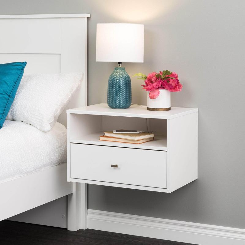 Pending - Modubox Nightstand Sonoma 1-Drawer Floating Nightstand - Available in 2 Colours